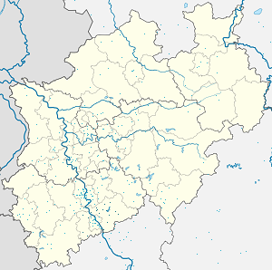 Mapa města Okres Rhein-Sieg-Kreis se značkami pro každého podporovatele 