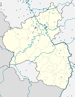 Karte von Kottenheim mit Markierungen für die einzelnen Unterstützenden