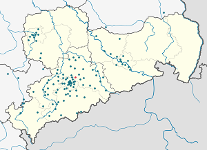 Karte von Niederwiesa mit Markierungen für die einzelnen Unterstützenden