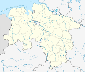 Карта на Buchholz in der Nordheide с маркери за всеки поддръжник