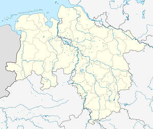 Karte von Landkreis Verden mit Markierungen für die einzelnen Unterstützenden
