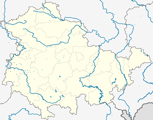 Harta e Wartburgkreis me shenja për mbështetësit individual 