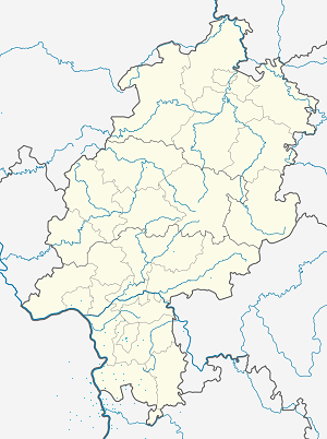 Karte von Lampertheim mit Markierungen für die einzelnen Unterstützenden