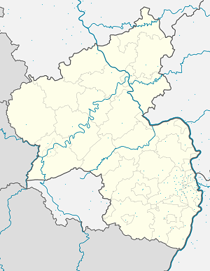 Mapa mesta Maxdorf so značkami pre jednotlivých podporovateľov