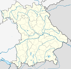 Karta mjesta Landkreis Aschaffenburg s oznakama za svakog pristalicu