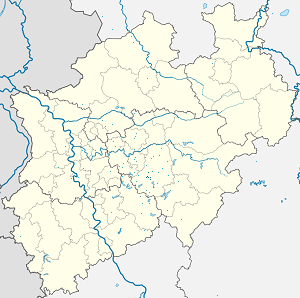 Carte de Lüdenscheid avec des marqueurs pour chaque supporter