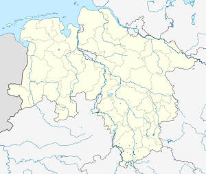 Kart over Göttingen med markører for hver supporter