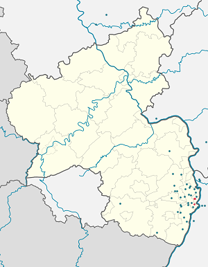Karta över Speyer med taggar för varje stödjare