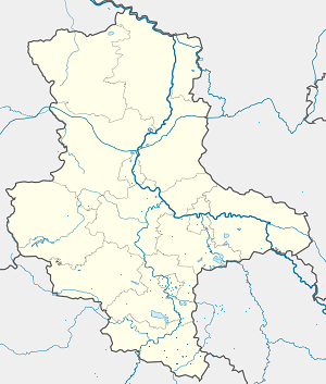 A(z) Burgenlandkreis térképe címkékkel minden támogató számára