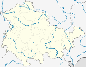 Mapa mesta Verwaltungsgemeinschaft Dornburg-Camburg so značkami pre jednotlivých podporovateľov