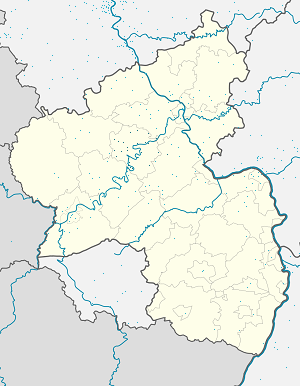 Karte von Landkreis Cochem-Zell mit Markierungen für die einzelnen Unterstützenden