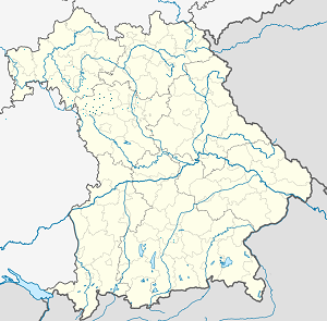 Karte von Landkreis Neustadt a. d. Aisch-Bad Windsheim mit Markierungen für die einzelnen Unterstützenden