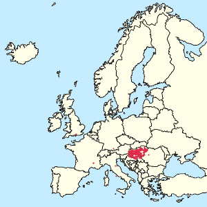 A(z) Európai Unió térképe címkékkel minden támogató számára