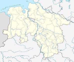 Zemljevid Region Hannover z oznakami za vsakega navijača