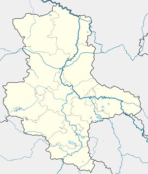 Harta lui Dessau-Roßlau cu marcatori pentru fiecare suporter