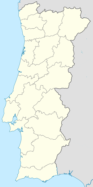 Biresyel destekçiler için işaretli Lizbon Metropol Alanı haritası
