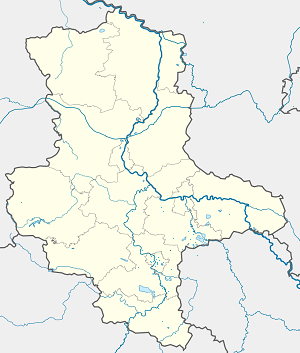 Mapa města Landsberg se značkami pro každého podporovatele 