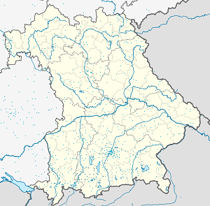 Harta e Landkreis Weilheim-Schongau me shenja për mbështetësit individual 