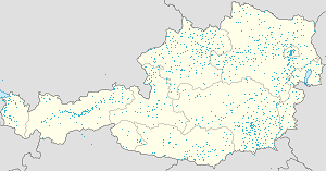 Карта на Австрия с маркери за всеки поддръжник
