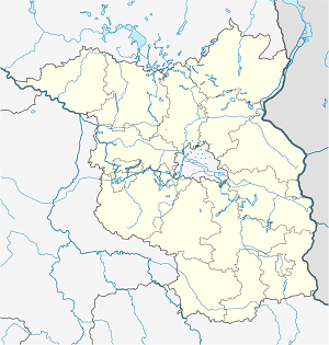 Karte von Mühlenbecker Land mit Markierungen für die einzelnen Unterstützenden