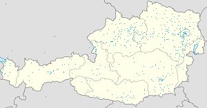 Kart over Österreich med markører for hver supporter