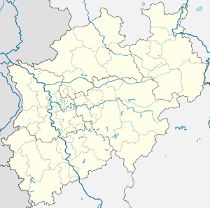 Kort over Mülheim an der Ruhr med tags til hver supporter 