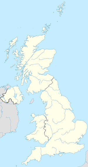 Mapa města Anglie se značkami pro každého podporovatele 