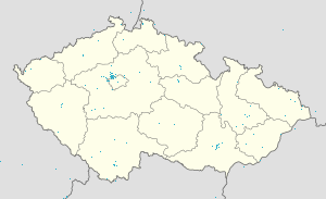 Map of Czech Republic with markings for the individual supporters