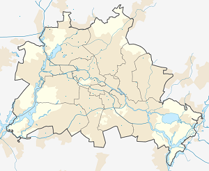 Harta e Reinickendorf me shenja për mbështetësit individual 