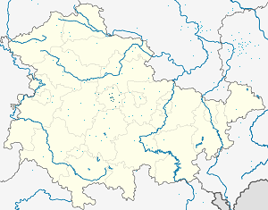 Karte von Erfurt mit Markierungen für die einzelnen Unterstützenden