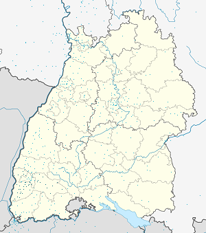 Mapa mesta Breisgau-Hochschwarzwald so značkami pre jednotlivých podporovateľov