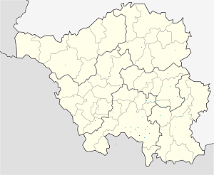 Harta e Bezirk Mitte me shenja për mbështetësit individual 
