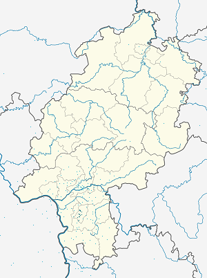 Karta mjesta Darmstadt s oznakama za svakog pristalicu