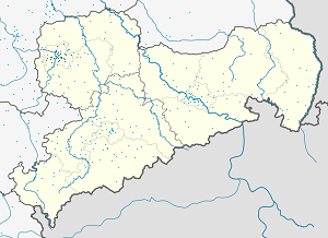 Biresyel destekçiler için işaretli Leipzig haritası