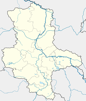 Karta mjesta Magdeburg s oznakama za svakog pristalicu