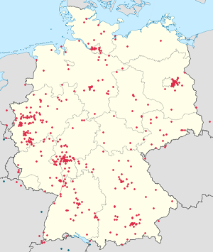 Kaart Saksamaa iga toetaja sildiga