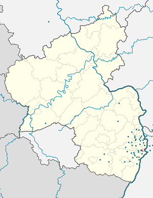 Mapa mesta Speyer so značkami pre jednotlivých podporovateľov
