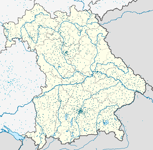 Карта Бавария с тегами для каждого сторонника
