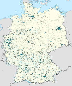 Карта на Германия с маркери за всеки поддръжник