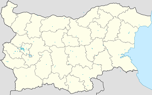 Map of Kyustendil Province with markings for the individual supporters