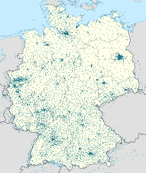 Latvijas karte Vācija ar atzīmēm katram atbalstītājam 