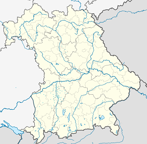 Karta mjesta Meitingen s oznakama za svakog pristalicu