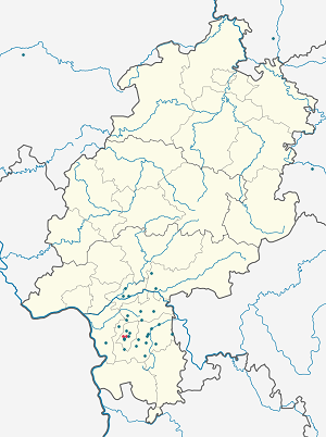 Karte von Darmstadt-Nord mit Markierungen für die einzelnen Unterstützenden