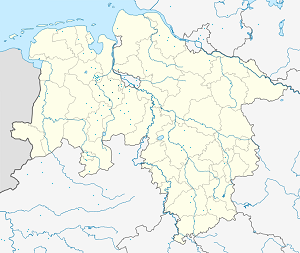 Karta över Landkreis Oldenburg med taggar för varje stödjare