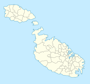 Map of Malta with markings for the individual supporters