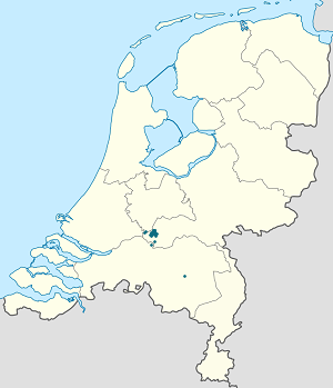 Map of South Holland with markings for the individual supporters