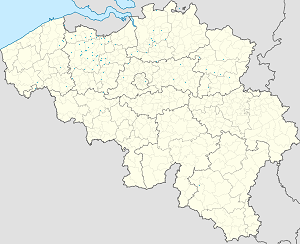 Map of Maldegem with markings for the individual supporters