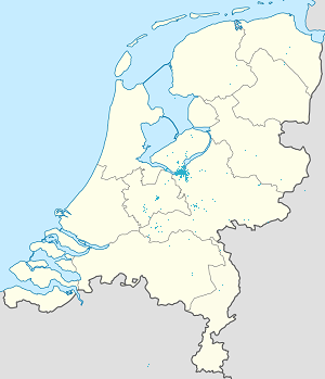 Map of Stadsregio Amsterdam with markings for the individual supporters