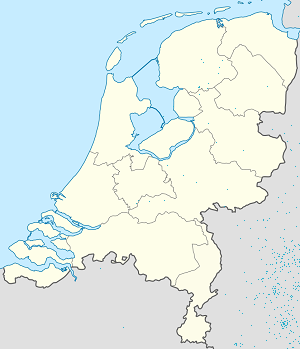 Kart over Súdwest-Fryslân med markører for hver supporter