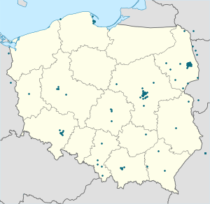 Map of Podlaskie Voivodeship with markings for the individual supporters